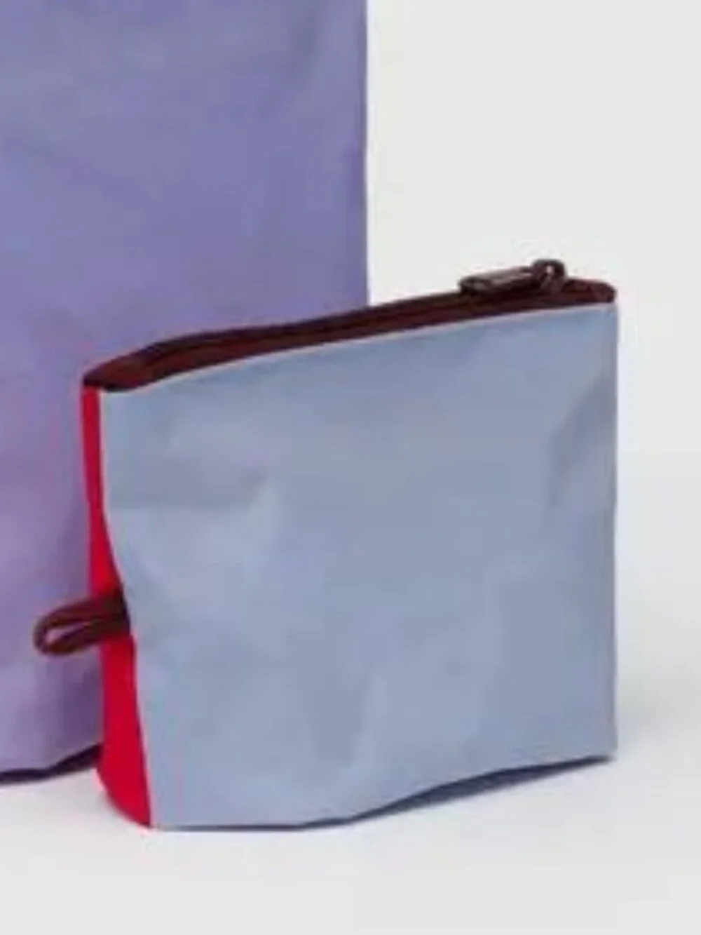NWOT Baggu Go Pouch Small - Candy Apple & Mist (Kaleidoscope Mix)